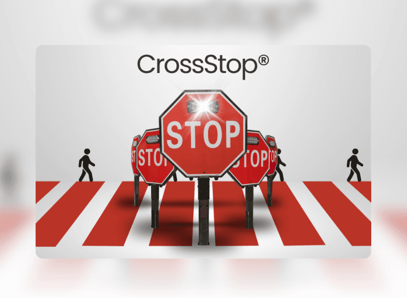 Introducing CrossStop: A Professional Handheld LED STOP Sign for Safer Field Visibility