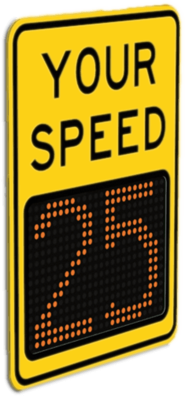 IQ900 Full Matrix Radar Speed Sign