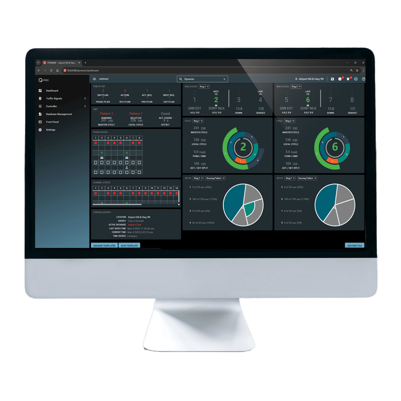 Q-Free Dynamic Signals cybersecure traffic signal controller software