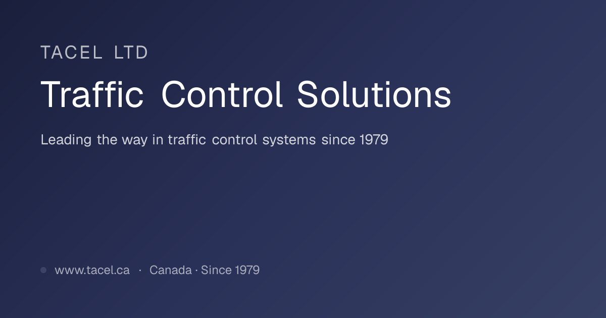 Tacel - Traffic Management & Road Safety Solutions